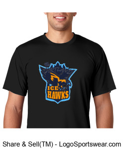 Portland Icehawks T-Shirt Design Zoom